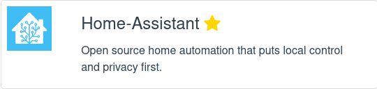 Screenshot of the Home-Assistant app in the store